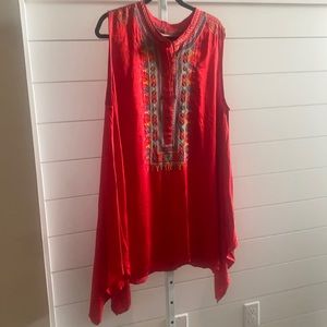 Johnny was silk tunic dress